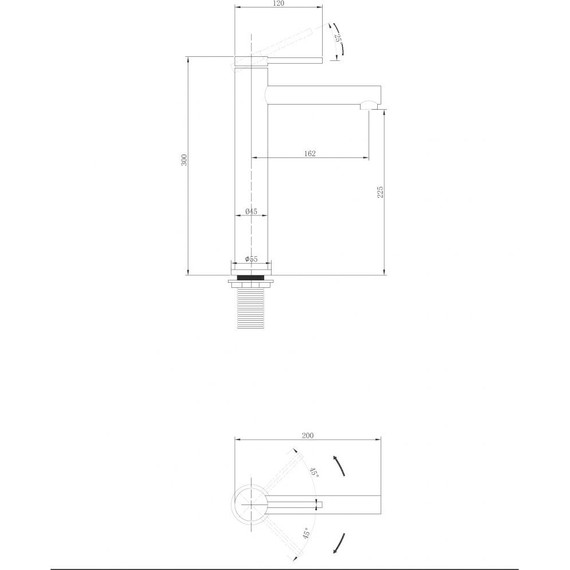Смеситель для раковины высокий Abber Emotion AF8811B, черный матовый, Цвет производителя: чёрный матовый - 3 Смеситель для раковины высокий Abber Emotion AF8811B, черный матовый, Цвет производителя: чёрный матовый фото 3