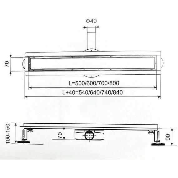Трап Zeissler BAD535002 50 см, нержавеющая сталь - 8 Трап Zeissler BAD535002 50 см, нержавеющая сталь фото 8