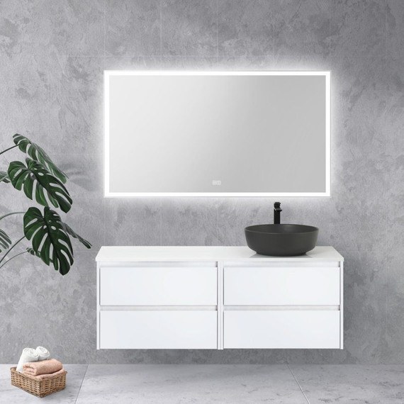 Тумба подвесная со столешницей BelBagno Kraft 120 см KRAFT-600-2C-SO-BO+EK-120-AS-BO-R фото 2