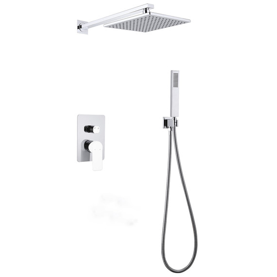 Душевая система для душа Abber Emotion AF8818B, черный матовый -  Душевая система для душа Abber Emotion AF8818B, черный матовый фото