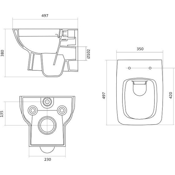 Инсталляция с подвесным унитазом Santek Нео Rimless 1.WH50.1.758 - 6 Инсталляция с подвесным унитазом Santek Нео Rimless 1.WH50.1.758 фото 6