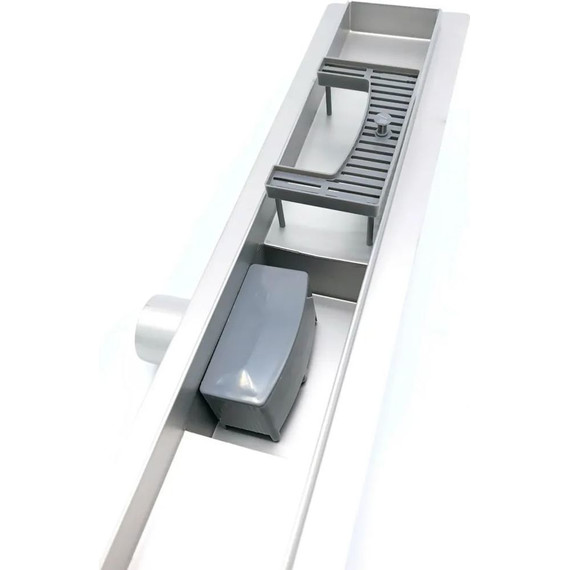 Трап Zeissler BAD417502 75 см, нержавеющая сталь фото 5