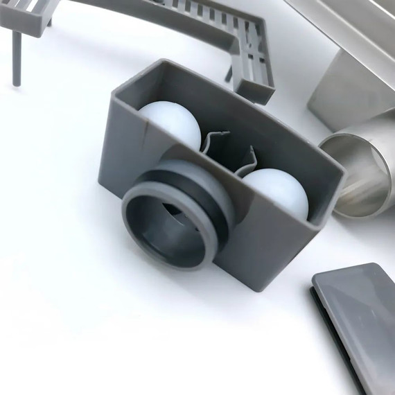 Трап Zeissler BAD418502 85 см, нержавеющая сталь фото 6