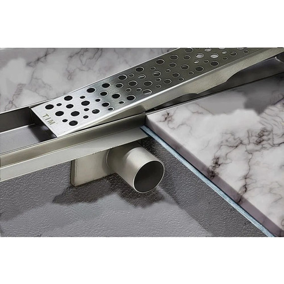 Трап Zeissler BAD418502 85 см, нержавеющая сталь фото 8