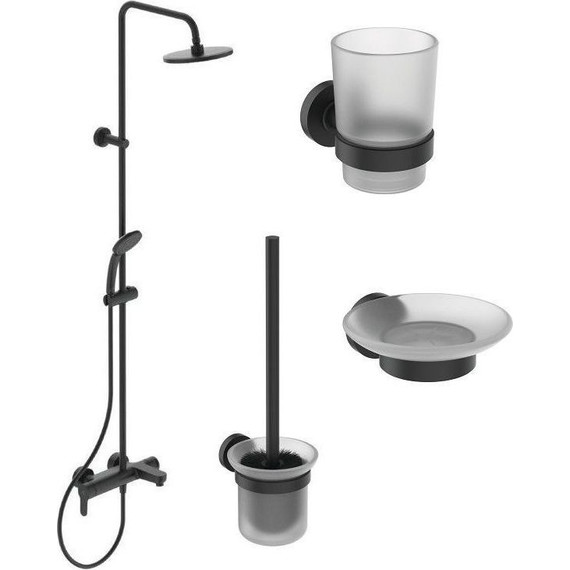 Промо-набор Ideal Standard IdealRain BL749S3, черный матовый фото 