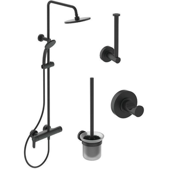 Промо-набор Ideal Standard IdealRain BL750S1, черный матовый фото 