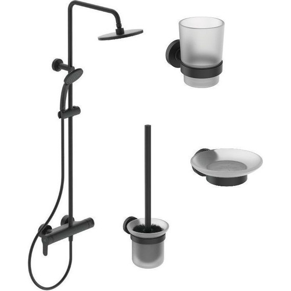 Промо-набор Ideal Standard IdealRain BL750S2, черный матовый фото 