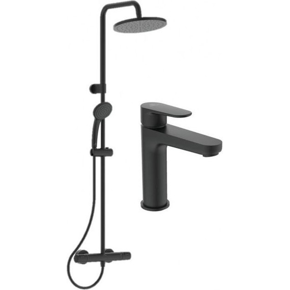 Промо-набор Ideal Standard IdealRain BL7546S1, черный матовый фото 