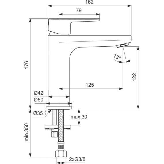 Промо-набор Ideal Standard IdealRain BL7546S1, черный матовый - 12 Промо-набор Ideal Standard IdealRain BL7546S1, черный матовый фото 12