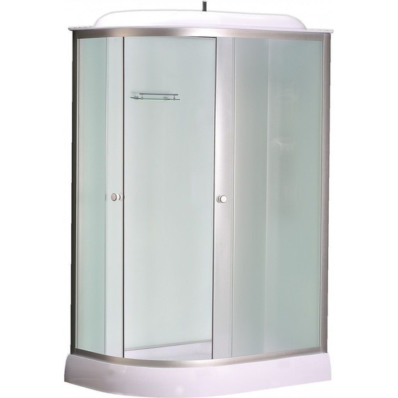 Душевая кабина Loranto 120х80 см CS-66121R F 120, хром/матовое фото 