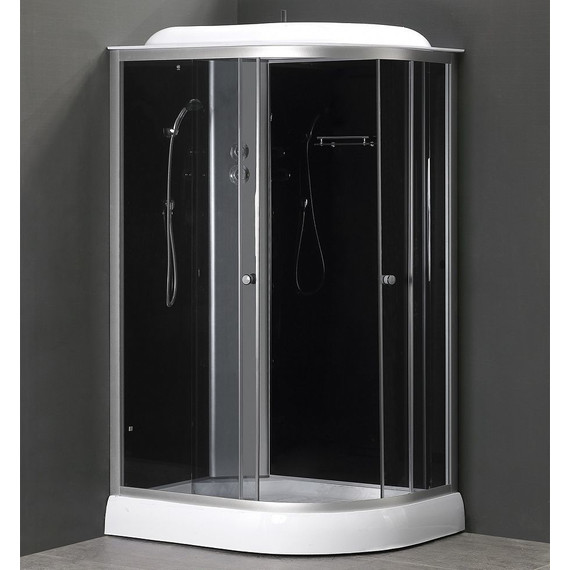 Душевая кабина Loranto 120х80 см CS-66121L G 120, хром/прозрачное - 2 Душевая кабина Loranto 120х80 см CS-66121L G 120, хром/прозрачное фото 2
