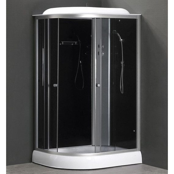 Душевая кабина Loranto 120х80 см CS-66121R G 120, хром/прозрачное - 2 Душевая кабина Loranto 120х80 см CS-66121R G 120, хром/прозрачное фото 2