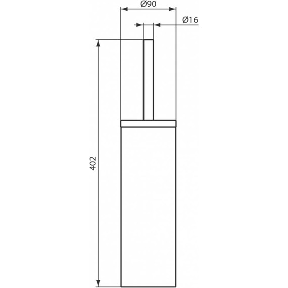 Ёршик для унитаза Ideal Standard IOM A9108MY - 4 Ёршик для унитаза Ideal Standard IOM A9108MY фото 4