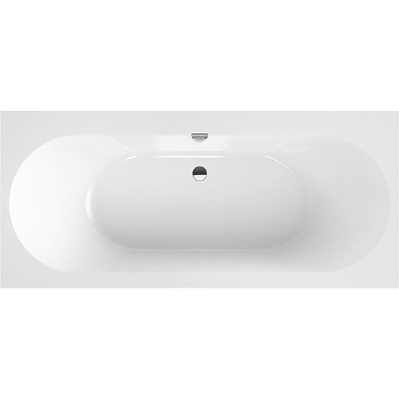 Ванна квариловая Villeroy&Boch Oberon 2.0 170x75 см UBQ170OBR2DV-01 с ножками и сифоном фото 