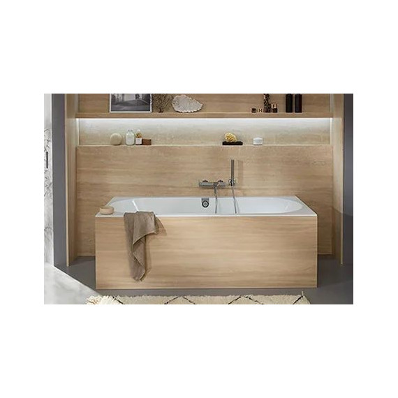 Ванна квариловая Villeroy&Boch Oberon 2.0 180x80 см UBQ180OBR2DV-01 с ножками и сифоном фото 3