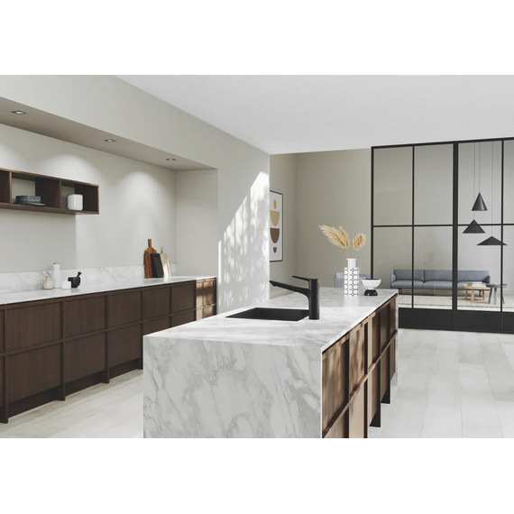 Смеситель для кухни Kludi Mix 329043975, черный матовый фото 2