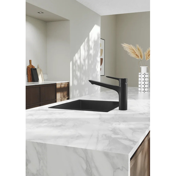 Смеситель для кухни Kludi Mix 329043975, черный матовый фото 3