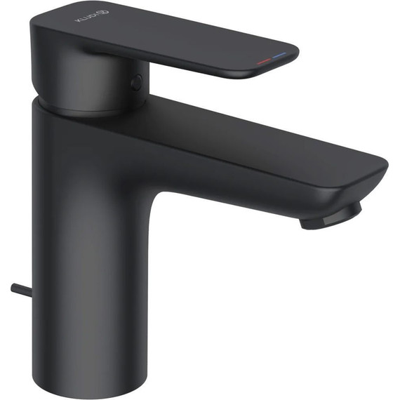 Смеситель для раковины Kludi Pure&Style 402903975, черный матовый фото 