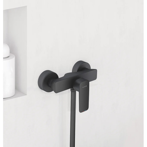 Смеситель для душа Kludi Pure&Style 408413975, черный матовый фото 2
