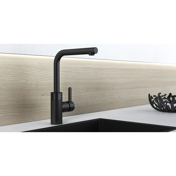 Смеситель для кухни сенсорный Kludi E-GO 422206675, черный матовый фото 2