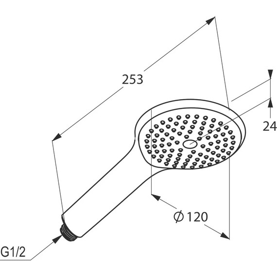 Ручной душ Kludi Freshline 6780005-00 - 4 Ручной душ Kludi Freshline 6780005-00 фото 4