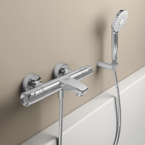 Смеситель для ванны с термостатом Ideal Standard Ceratherm T50 A7223AA - 3 Смеситель для ванны с термостатом Ideal Standard Ceratherm T50 A7223AA фото 3