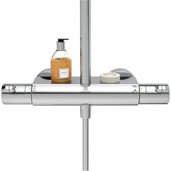 Душевая стойка с термостатом Ideal Standard Ceratherm T50 A7230AA - 2 Душевая стойка с термостатом Ideal Standard Ceratherm T50 A7230AA фото 2