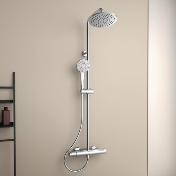 Душевая стойка с термостатом Ideal Standard Ceratherm T50 A7230AA - 4 Душевая стойка с термостатом Ideal Standard Ceratherm T50 A7230AA фото 4