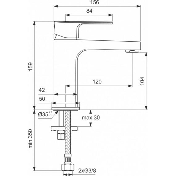 Смеситель для раковины Ideal Standard Cerafine D BC553AA фото 10