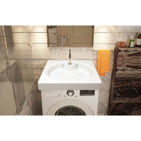 Раковина над стиральной машиной Azario Lindi 60 см CS00078504 - 4 Раковина над стиральной машиной Azario Lindi 60 см CS00078504 фото 4