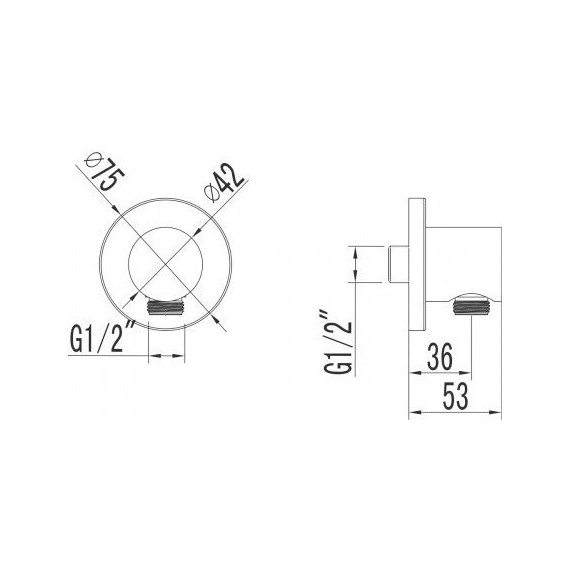 Шланговое подсоединение Lemark LM3783BL, черный - 2 Шланговое подсоединение Lemark LM3783BL, черный фото 2