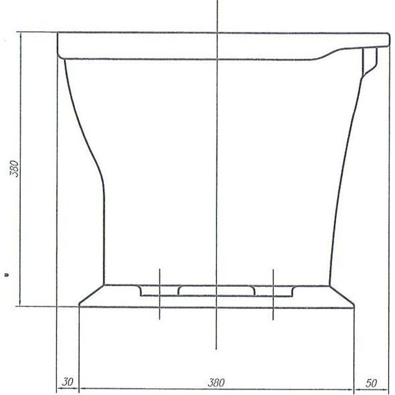 Унитаз дачный Лобненский стройфарфор 10/1/5/1-58 фото 4