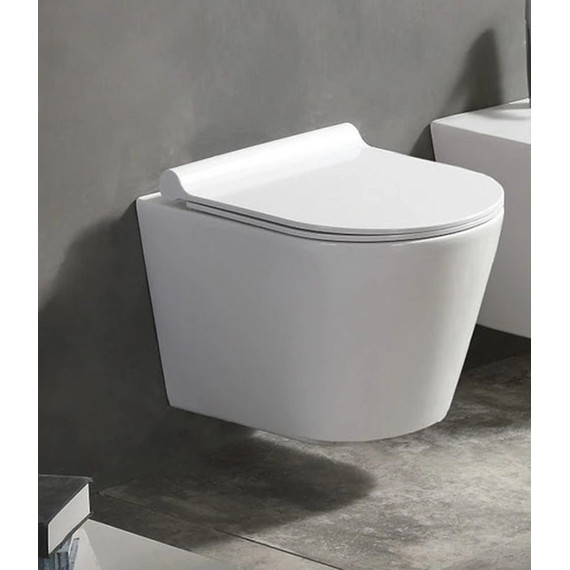 Инсталляция с подвесным унитазом комплект: Grohe Rapid SL 38772001 с подвесным безободковым унитазом Azario Nova AZ2217 сиденье микролифт, крепление, кнопка смыва хром - 3 Инсталляция с подвесным унитазом комплект: Grohe Rapid SL 38772001 с подвесным безободковым унитазом Azario Nova AZ2217 сиденье микролифт, крепление, кнопка смыва хром фото 3