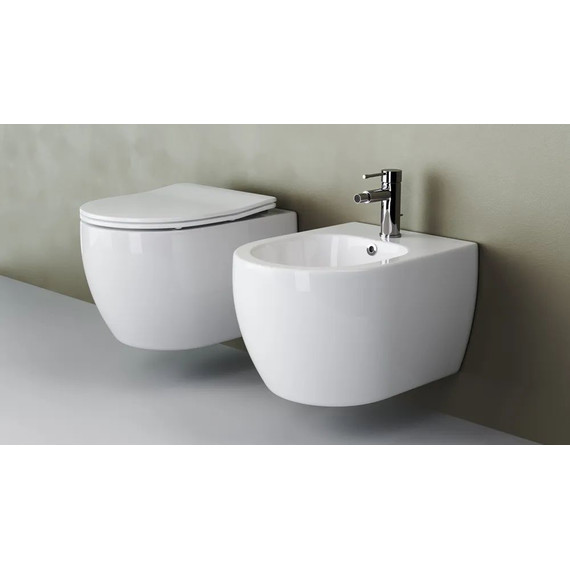 Инсталляция с подвесным унитазом ceramicanova Play Rimless CN3001_1001W_1000 фото 10