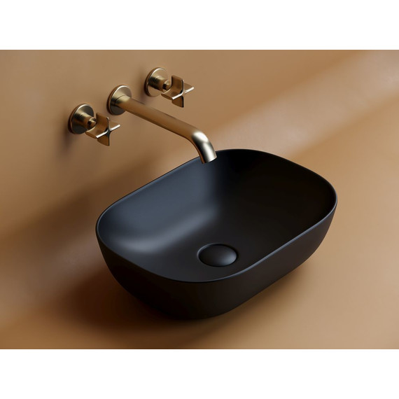 Раковина-чаша ceramicanova Element 45 см CN6009MB, черный матовый фото 2