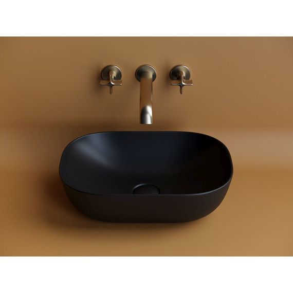 Раковина-чаша ceramicanova Element 45 см CN6009MB, черный матовый фото 3
