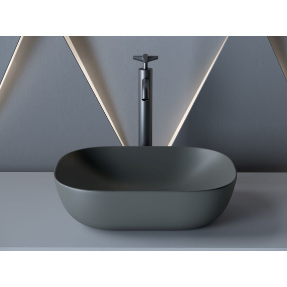 Раковина-чаша ceramicanova Element 45 см CN6009MDH, темный антрацит матовый - 3 Раковина-чаша ceramicanova Element 45 см CN6009MDH, темный антрацит матовый фото 3