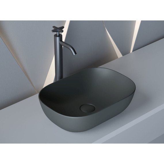 Раковина-чаша ceramicanova Element 45 см CN6009MDH, темный антрацит матовый - 9 Раковина-чаша ceramicanova Element 45 см CN6009MDH, темный антрацит матовый фото 9