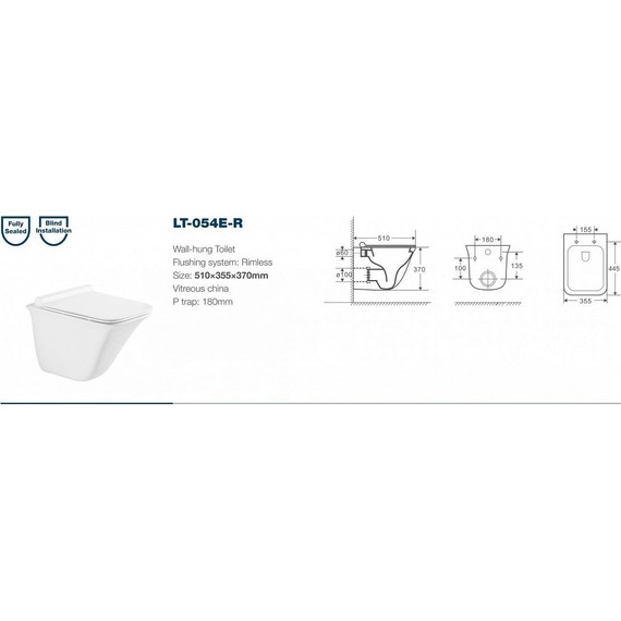 Инсталляция с подвесным унитазом комплект: Grohe Rapid SL 38772001 с подвесным безободковым унитазом Azario Felice 0054 сиденье микролифт, крепление, кнопка смыва хром - 9 Инсталляция с подвесным унитазом комплект: Grohe Rapid SL 38772001 с подвесным безободковым унитазом Azario Felice 0054 сиденье микролифт, крепление, кнопка смыва хром фото 9