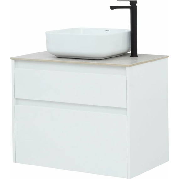 Тумба подвесная со столешницей Aquanet Nova Lite 75 см 242272 (2 ящика) белый, Цвет фасада: белый - 9 Тумба подвесная со столешницей Aquanet Nova Lite 75 см 242272 (2 ящика) белый, Цвет фасада: белый фото 9