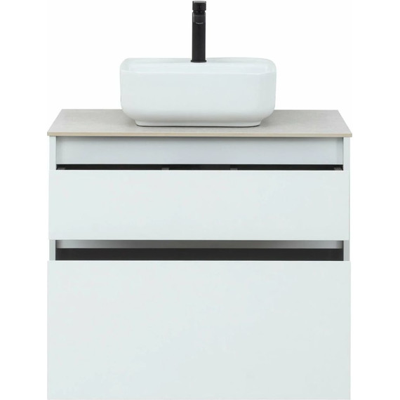 Тумба подвесная со столешницей Aquanet Nova Lite 75 см 242272 (2 ящика) белый, Цвет фасада: белый - 12 Тумба подвесная со столешницей Aquanet Nova Lite 75 см 242272 (2 ящика) белый, Цвет фасада: белый фото 12