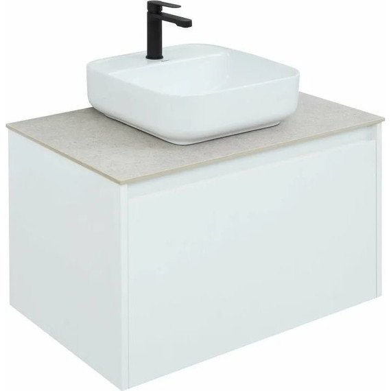 Тумба подвесная со столешницей Aquanet Nova Lite 75 см 242275 (1 ящик) белый, Цвет фасада: белый - 5 Тумба подвесная со столешницей Aquanet Nova Lite 75 см 242275 (1 ящик) белый, Цвет фасада: белый фото 5