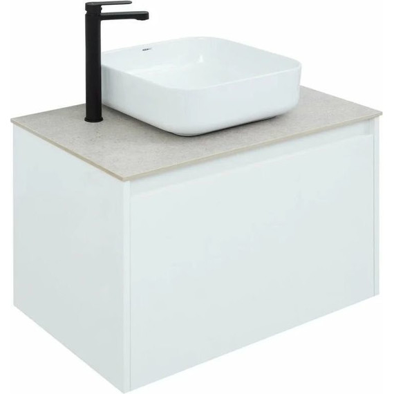 Тумба подвесная со столешницей Aquanet Nova Lite 75 см 242275 (1 ящик) белый, Цвет фасада: белый - 8 Тумба подвесная со столешницей Aquanet Nova Lite 75 см 242275 (1 ящик) белый, Цвет фасада: белый фото 8