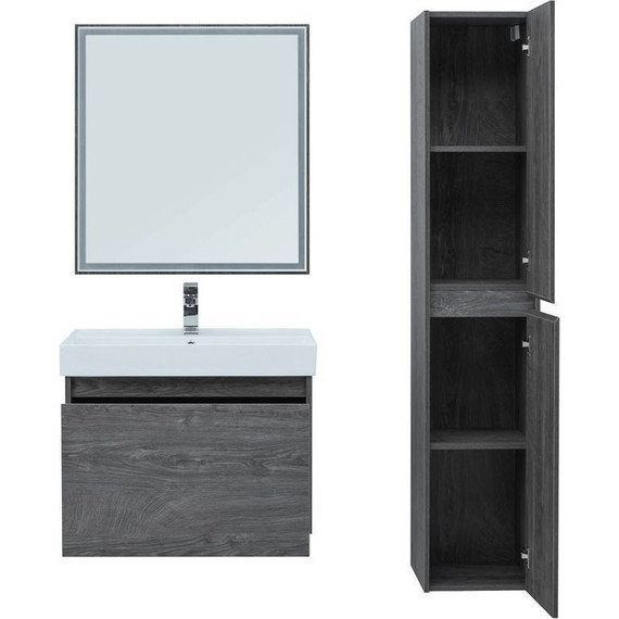 Тумба подвесная с раковиной Aquanet Nova Lite 75 см 242274 (1 ящик) дуб рошелье - 13 Тумба подвесная с раковиной Aquanet Nova Lite 75 см 242274 (1 ящик) дуб рошелье фото 13