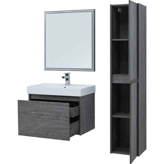 Тумба подвесная с раковиной Aquanet Nova Lite 75 см 242274 (1 ящик) дуб рошелье - 15 Тумба подвесная с раковиной Aquanet Nova Lite 75 см 242274 (1 ящик) дуб рошелье фото 15