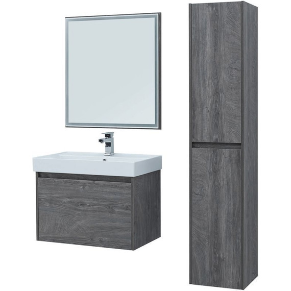 Тумба подвесная с раковиной Aquanet Nova Lite 75 см 242274 (1 ящик) дуб рошелье - 11 Тумба подвесная с раковиной Aquanet Nova Lite 75 см 242274 (1 ящик) дуб рошелье фото 11