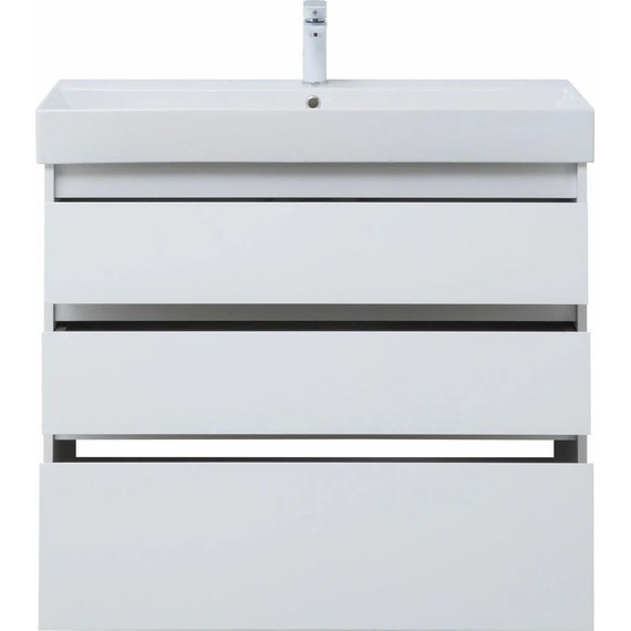 Тумба напольная с раковиной Aquanet Nova Lite 100 см 302478 (3 ящика) белый, Цвет фасада: белый - 8 Тумба напольная с раковиной Aquanet Nova Lite 100 см 302478 (3 ящика) белый, Цвет фасада: белый фото 8