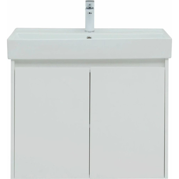 Тумба подвесная с раковиной Aquanet Nova Lite 75 см 298850 (2 дверцы) белый, Цвет фасада: белый - 7 Тумба подвесная с раковиной Aquanet Nova Lite 75 см 298850 (2 дверцы) белый, Цвет фасада: белый фото 7