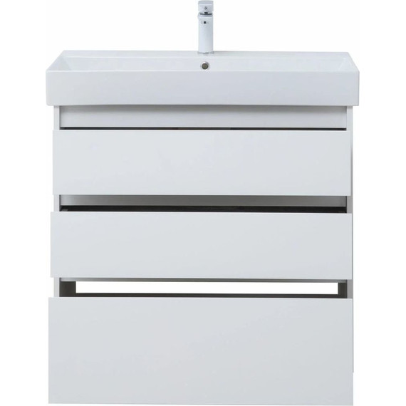 Тумба напольная с раковиной Aquanet Nova Lite 85 см 302475 (3 ящика) белый, Цвет фасада: белый - 7 Тумба напольная с раковиной Aquanet Nova Lite 85 см 302475 (3 ящика) белый, Цвет фасада: белый фото 7