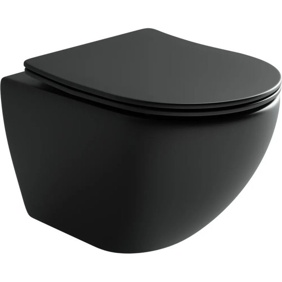 Инсталляция с подвесным унитазом ceramicanova Metropol Rimless CN4002MB_1002CH_1000 фото 2